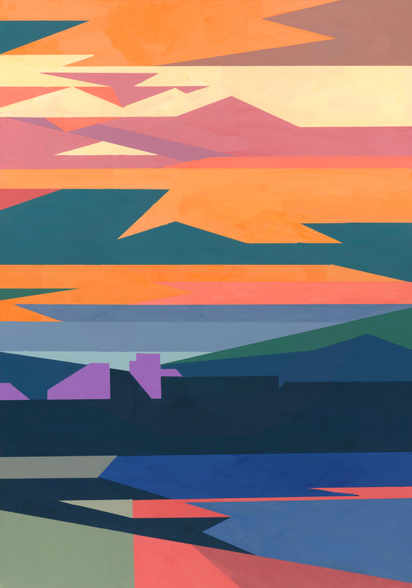 Katsuragawa sunset